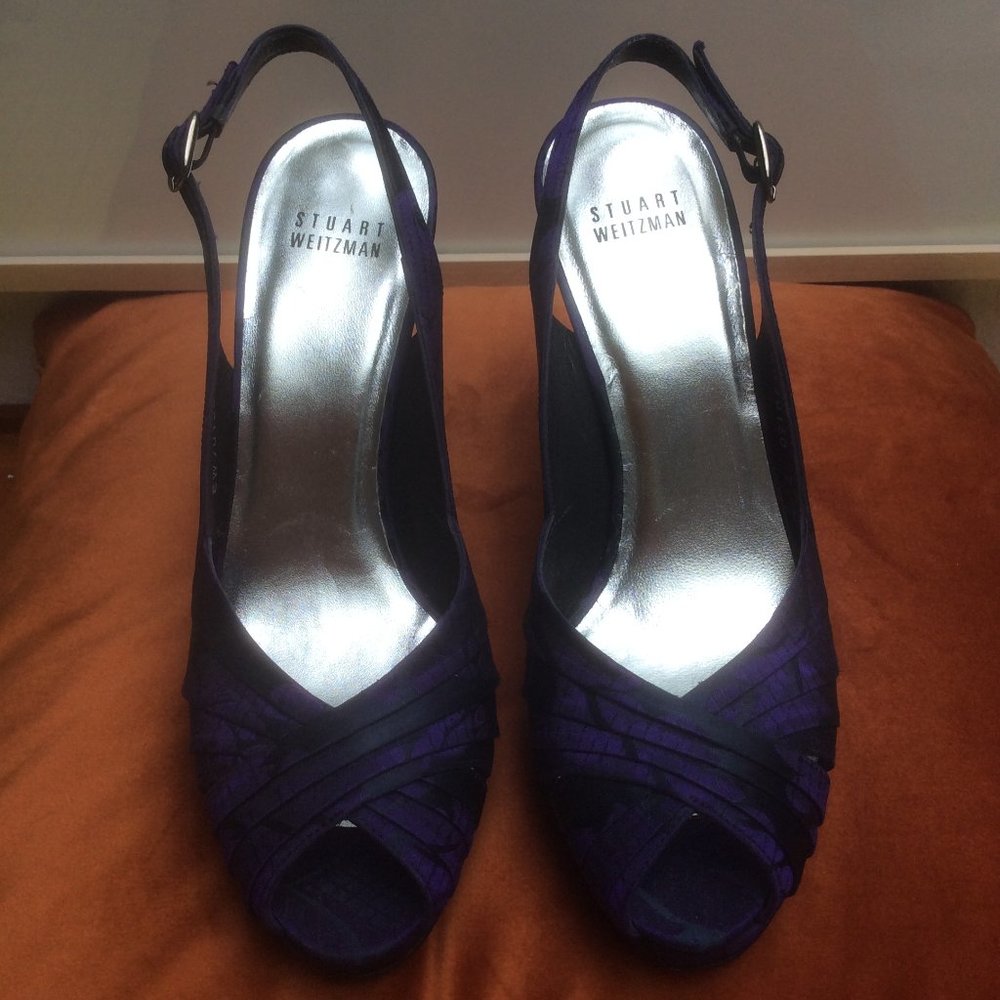 Stuart Weitzman Platform Sling Back. Beautiful! - image 3